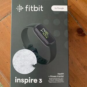 Fitbit inspire 3, brand new. Box is open but unused.
